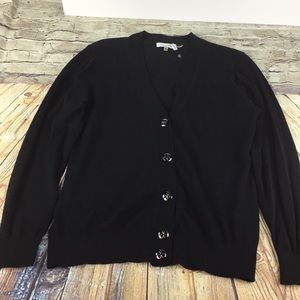 Calvin Klein black light cardigan Sz Petite Large